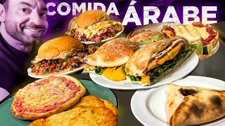 3 sanduíches GIGANTES + Esfihas + Sobremesa!! 