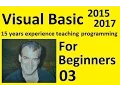 Microsoft Visual Basic For Beginners DIM INTEGERS MATH