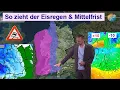 Lagu UNWETTERWARNUNG: Glatteis \u0026 Schnee zum Berufsverkehr am Montag. Danach Tauwetter. Mittelfrist-Trend.