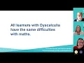 SLF Online 2022 Understanding Dyscalculia