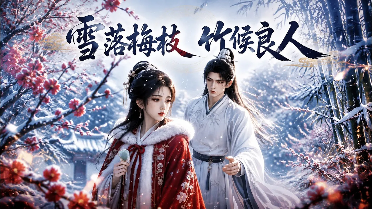 雪落梅枝,竹候良人