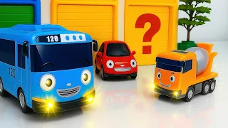 Автобус Тайо и сборка конструктора 🚌 Видео с машинками для детей