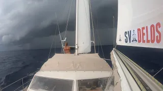 SLOW TV – 6.5 HOURS! Florida Canals, SQUALLS and sailing the ATLANTIC OCEAN!