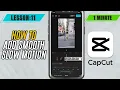 How to Create Slow Motion Effect in CapCut Mobile - Lesson 11 CapCut Mobile Tutorial
