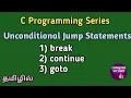 15 Unconditional Jump Statements - Break Continue Pass