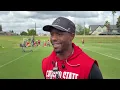Fresno State WR Coach DelVon Hardaway updates receivers in spring