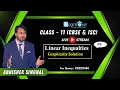 Linear Programming Problems Graphically Solution Session 2021-22 BY Abhishek Singhal