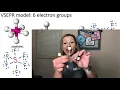 Molecular Geometries VSERP Model with 5 and 6 Electron Groups Domains Marshmallow Examples