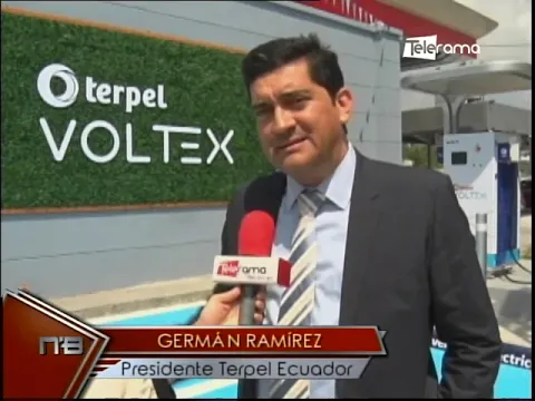 Primera Electrolinera Terpel Voltex inauguración en Guayaquil