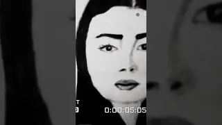 رسم الممثلة التركية  رسم الممثلة التركية