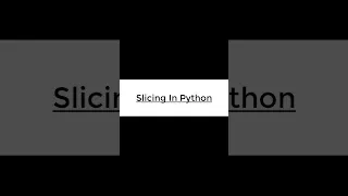 How to reverse the list using Slicing Operation in Python