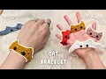 Super Easy - Super Fast Crochet Cute Cat Bracelet Beginner Friendly Crochet Tutorial