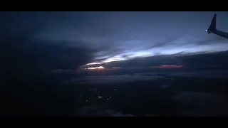 voegol 1727 Manaus Brasilia 16 01-19 38 Night landing into Brasilia