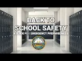 Back To School Safety - A Guide For Emergency Preparedness Within New Hampshire School Communities