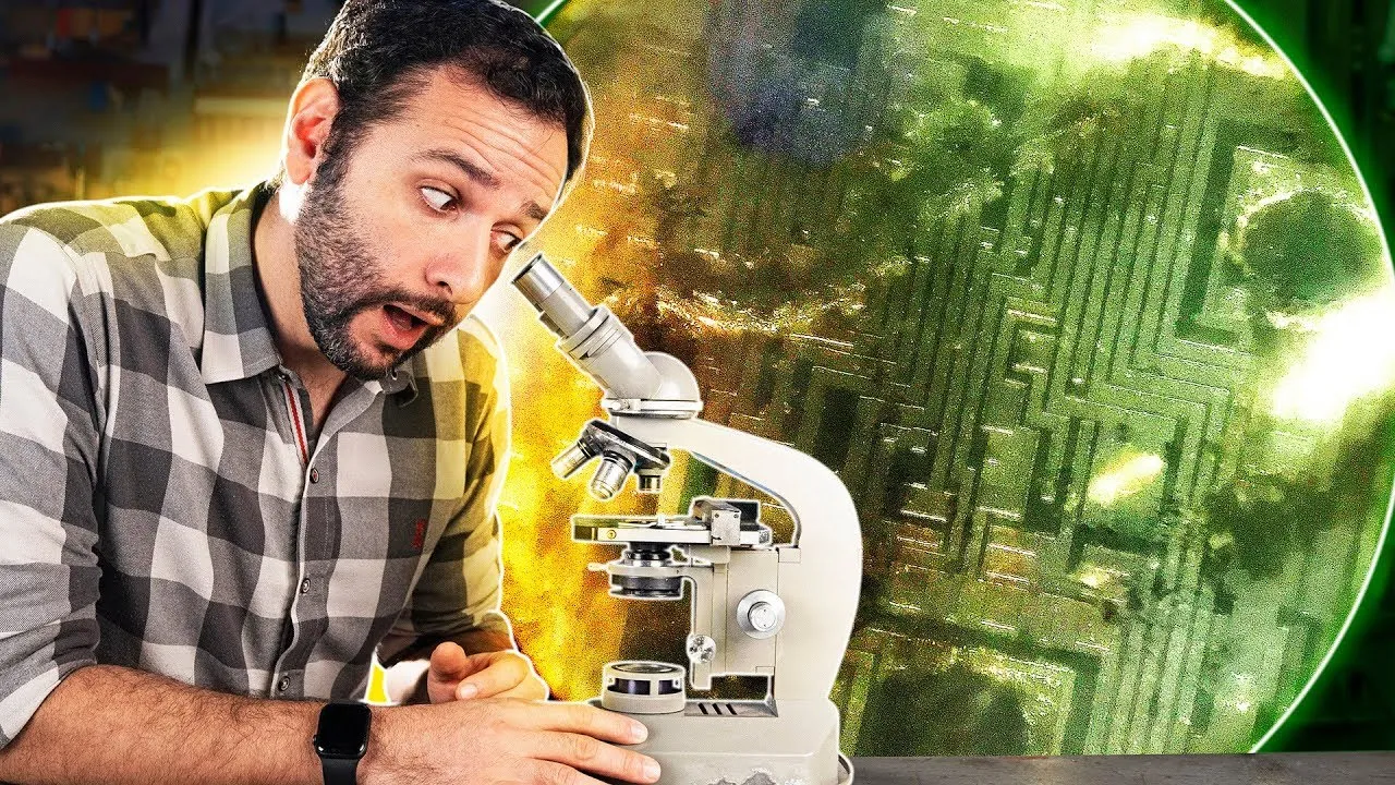 Colocamos um CHIP no MICROSCÓPIO #SagaDosComputadores Ep. 6