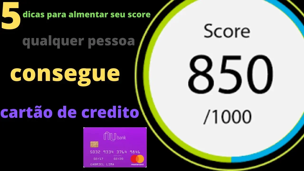 SCORE BAIXO: COMO CONSEGUIR UM CARTÃO DE CRÉDITO COM SCORE BAIXO