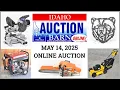 May 14 2025 Online Auction