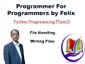 Python File Handling Writing Files write writelines Tamil