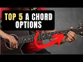 5 Ways To COMFORTABLY Play An A Major Chord on Guitar