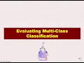 MultiClass Classification Evaluation