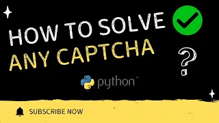 How to Solve Normal CAPTCHA Automatically using 2Captcha API in Python Full Demo