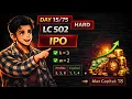 LC 502 IPO Priority Queue Greedy HARD Explained