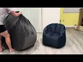 Chill Sack Bean Bag Chair 5 Giant Memory Foam Lounge Chair Vs Big Joe Milano Bean Bag Chair
