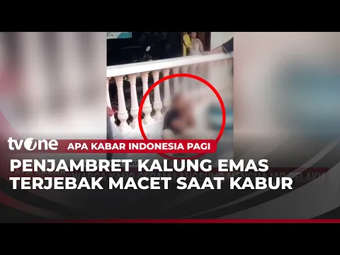 Pelaku Jambret Terjebak Macet