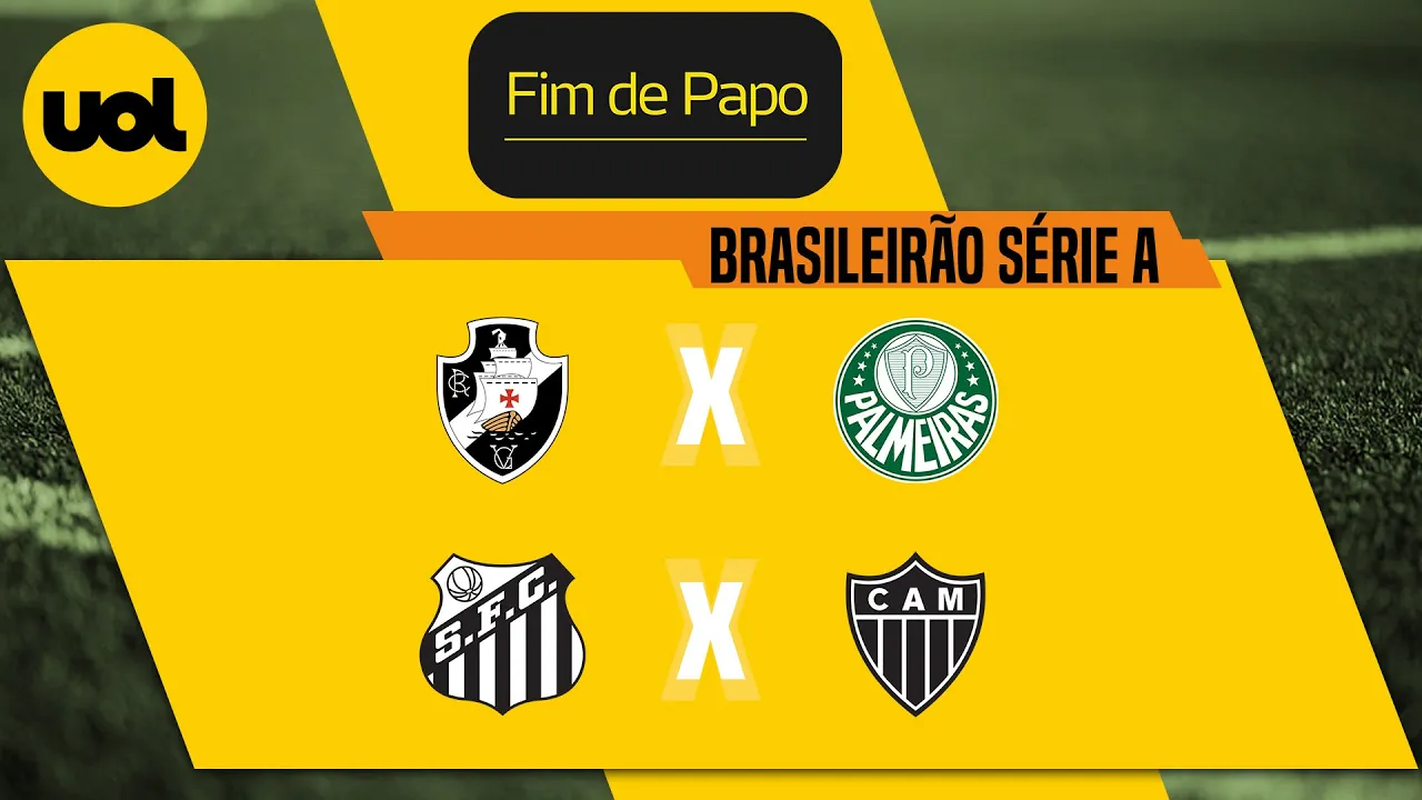 PALMEIRAS e VASCO EMPATAM; ATLÉTICO-MG e SANTOS seguem sem vencer e o FLAMENGO perde para o INTER