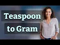 Why Do Teaspoon to Gram Conversions Change With Each Ingredient