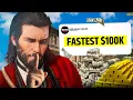 How To Get 100k in the Fastest Way Possible In Red Dead Online