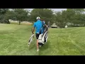 Viktor Hovland caddies for former college teammate after Memorial Tournament win