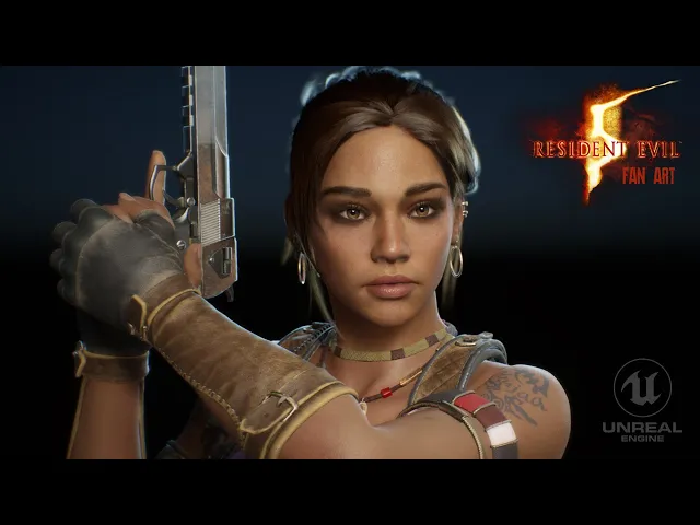 Sheva RE5 Fan Art Unreal Engine 5