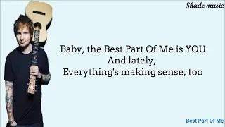 Ed Sheeran Best Part Of Me Lyrics Ft YEBBA Album Playlist Link In Description 