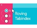 Roving tabindex -