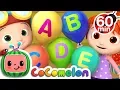 Download Lagu ABC Song with Balloons + More Nursery Rhymes \u0026 Kids Songs - CoComelon