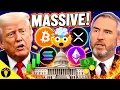 BIG GAINS BITCOIN PUMPS XRP ETHEREUM SOLANA PRICES RISE HUGE WHITE HOUSE CRYPTO MEETING