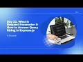 Day 22 What is Request Parameter How to Access Query String in Express
