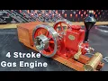 Retrol Musa HM-01 Hit Miss 4 Stroke Gas Engine - Building and Operating