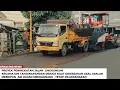 Meskipun Air Hujan Menggenang, Pengaspalan, Aneh Bun Ajaib Pengaspalan Jalan Tetap Dikerjakan 