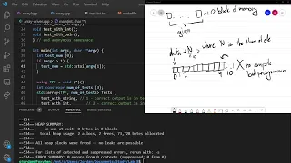 Creating an array calls template in C