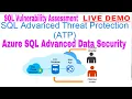 DEMO Azure SQL Advanced Data Security Threat Protection Vulnerability Assessment settings