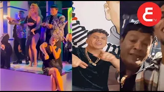 رقص اوكسانا مع عمر كمال و عبد الباسط حمودة في كواليس اغنية ضيعنا 