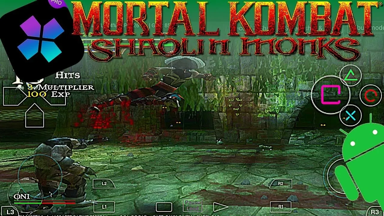 Play Mortal Kombat Shaolin Monks PS2 Emulator - Damon PS2 PRO - PES 2011 Android Gameplay - 2021