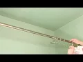 Wide Shower Curtain Rings Hooks Set DecorativePolished Chrome Finish Easy Glide