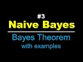 Bayes Theorem with examples Naive Bayes Lec 3