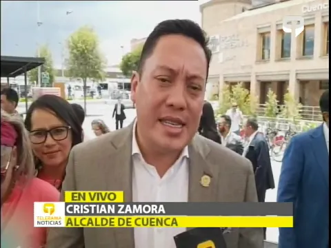 Presidente Daniel Noboa cumple agenda en Cuenca