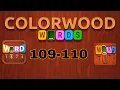 COLORWOOD WORDS Cryptogram level 109 110