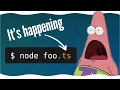 New NodeJS Flag Allows Running of Typescript