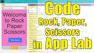 How to Code Rock Paper Scissors in App Lab Programming for Beginners